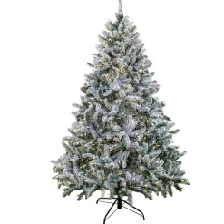 Online National Tree Company 9' Snowy Hudson Hinged Tree With 1200 Dual Color® Led Lights