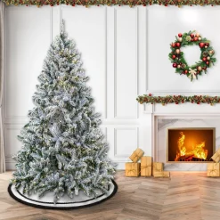 Online National Tree Company 9' Snowy Hudson Hinged Tree With 1200 Dual Color® Led Lights