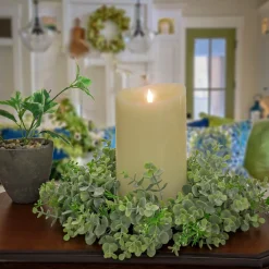 Store National Tree Company 14" Spring Eucalyptus Table Wreath