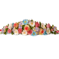 Cheap National Tree Company 33" Spring Flowers Swag