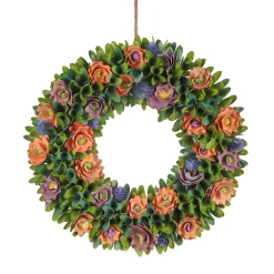 Cheap National Tree Company 18" Spring Pastels Floral Wreath