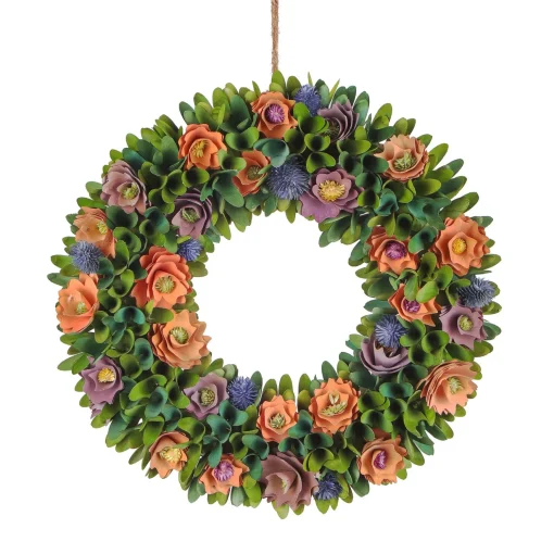 Cheap National Tree Company 18" Spring Pastels Floral Wreath