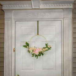 Fashion National Tree Company 18" Spring Peony And Rose Hoop Wreath