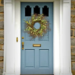 Fashion National Tree Company 24" Spring Yellow Forsythia Twig Wreath