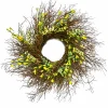 24" Spring Yellow Forsythia Twig Wreath^National Tree Company Discount