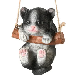 5" Swinging Black Kitten^National Tree Company Discount