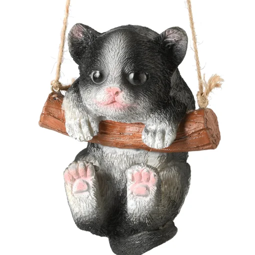 5" Swinging Black Kitten^National Tree Company Discount