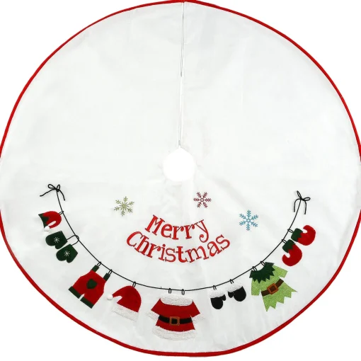 Flash Sale National Tree Company 48" White "Merry Christmas" Tree Skirt