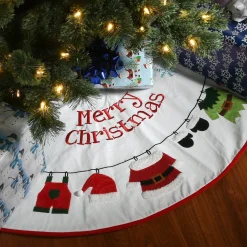Flash Sale National Tree Company 48" White "Merry Christmas" Tree Skirt