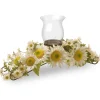 25" White Sunflower Candleholder^National Tree Company Discount