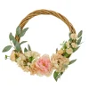 Shop National Tree Company 19" Wild Rose And Peony Flowers Hoop Wreath