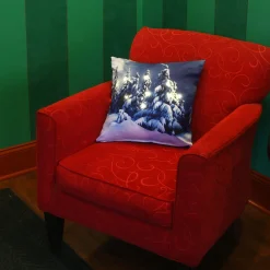 Hot National Tree Company 17" Winter Scene Pillow With Led Lights