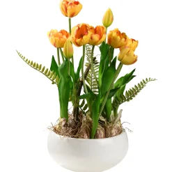 16" Yellow Tulip Flowers^National Tree Company Discount