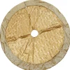 Fashion National Tree Company 48" Yuletide Glam Collection Metallic Gold Tree Skirt