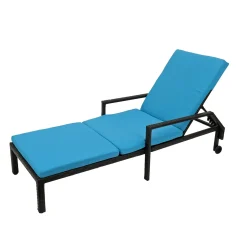 Outlet National Tree Company All Weather Pe Wicker Chaise Lounge