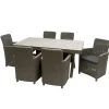 Flash Sale National Tree Company Antrim Collection 7-Piece All-Weather Wicker Finish Dining Set