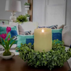 Clearance National Tree Company Artificial 16" Spring Button Leaf Table Wreath