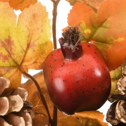 Cheap National Tree Company Artificial Autumn Door Corners, Set Of 2, Decorated With Maple Leaves, Pine Cones, Pomegranates, Berry Clusters, Harvest Collection, 30 Inches