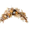 Online National Tree Company Artificial Autumn Door Decoration, Decorated With Pine Cones, Pumpkins, Gourds, Assorted Leaves, Autumn Collection, 36 Inches