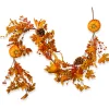 New National Tree Company Artificial Autumn Garland, Made With Pumpkins, Pinecones, Berry Clusters, Maple Leaves, Autumn Collection, 6 Ft