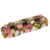 Sale National Tree Company Artificial Candleholder Table Decoration, For Three Candles, Decorated With Pastel Eggs, Flower Blooms, Easter Collection, 16 Inches
