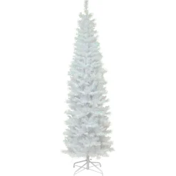 Cheap National Tree Company Artificial Christmas Tree, White Tinsel, Includes Stand, 6 Feet