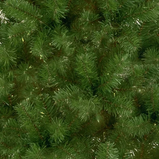 Fashion National Tree Company Artificial Christmas Tree, Canadian Grande Fir, Green, White Lights, Includes Metal Base, 7.5 Feet
