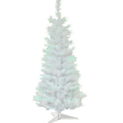 Best National Tree Company Artificial Christmas Tree, White Tinsel, Includes Stand, 3 Feet
