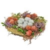 Best Sale National Tree Company Artificial Floral Bird'S Nest Table Decoration, Woven Branch Base, Decorated With Assorted Flowers, Leafy Greens, Pastel Eggs, Easter Collection, 10 Inches