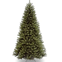 Artificial Full Christmas Tree, Green, North Valley Spruce, Includes Stand, 7 Feet^National Tree Company Cheap