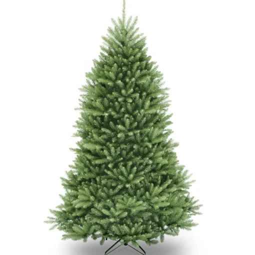 Discount National Tree Company Artificial Full Christmas Tree, Green, Dunhill Fir, Includes Stand, 6 Feet