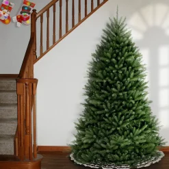 Discount National Tree Company Artificial Full Christmas Tree, Green, Dunhill Fir, Includes Stand, 6 Feet