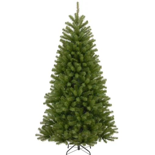 Artificial Full Christmas Tree, Green, North Valley Spruce, Includes Stand, 7.5 Feet^National Tree Company Online