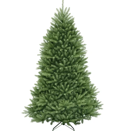 Artificial Full Christmas Tree, Green, Dunhill Fir, Includes Stand, 7 Feet^National Tree Company Best