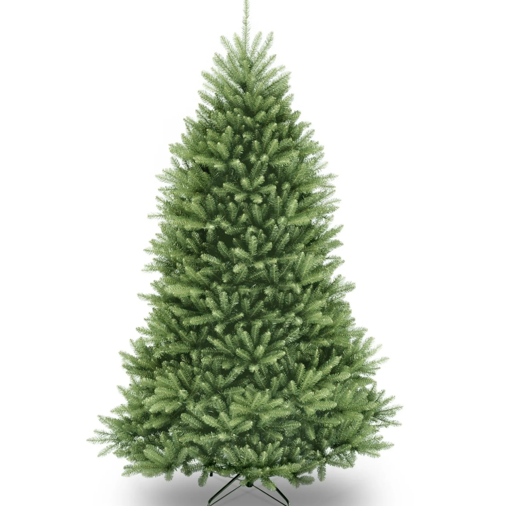 Store National Tree Company Artificial Full Christmas Tree, Green, Dunhill Fir, Includes Stand, 6.5 Feet