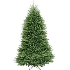 Discount National Tree Company Artificial Full Christmas Tree, Green, Dunhill Fir, Includes Stand, 7.5 Feet