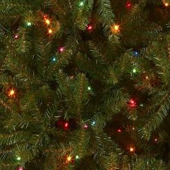 Discount National Tree Company Artificial Full Christmas Tree, Green, Dunhill Fir, Includes Stand, 7.5 Feet