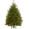 Best Sale National Tree Company Artificial Mini Christmas Tree, Green, Dunhill Fir, Includes Stand, 4.5 Feet