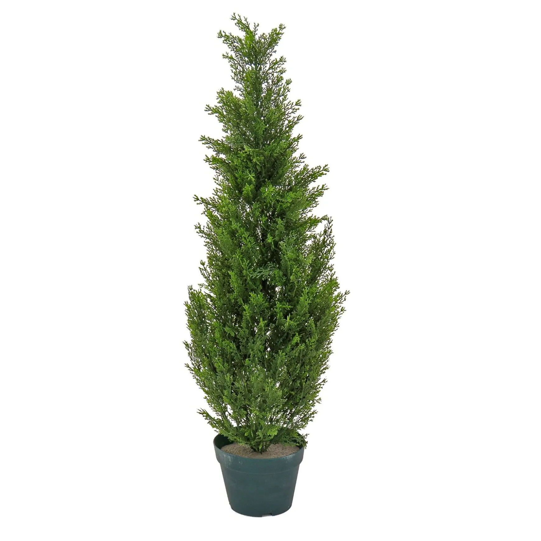 Clearance National Tree Company Artificial Mini Tree Decoration, Cedar, Includes Green Pot Base, Spring Collection, 38 Inches