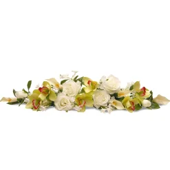 Cheap National Tree Company Artificial Plant Table Decoration, Decorated With Roses, Lilies, Berry Clusters, Leafy Greens, Spring Collection, 28 Inches