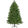 Clearance National Tree Company Artificial Rockport Christmas Tree, Pre-Lit With Powerconnect Warm White Led Lights, Plug In, 6.5 Ft