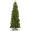 Artificial Slim Christmas Tree, Green, North Valley Spruce, Includes Stand, 6.5 Feet^National Tree Company Online