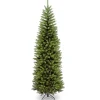 Artificial Slim Christmas Tree, Green, Kingswood Fir, Includes Stand, 7.5 Feet^National Tree Company Online
