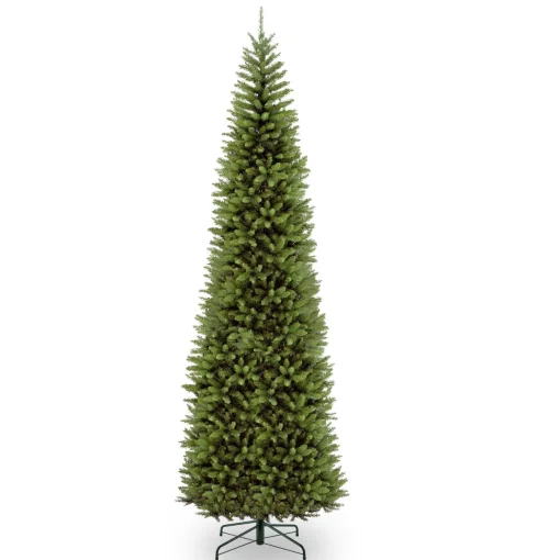 Cheap National Tree Company Artificial Slim Christmas Tree, Green, Kingswood Fir, Includes Stand, 12 Feet