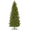 Artificial Slim Christmas Tree, Green, Natural Fraser Fir, Includes Stand, 9 Feet^National Tree Company Online