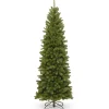 Artificial Slim Christmas Tree, Green, North Valley Spruce, Includes Stand, 7 Feet^National Tree Company Online