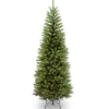 Artificial Slim Christmas Tree, Green, Kingswood Fir, Includes Stand, 6 Feet^National Tree Company New
