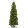 Shop National Tree Company Artificial Slim Christmas Tree, Green, North Valley Spruce, Includes Stand, 6.5 Feet