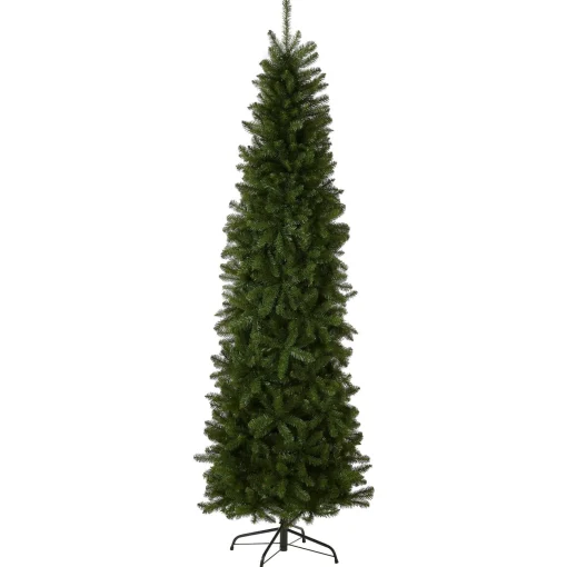 Best National Tree Company Artificial Slim Christmas Tree, Green, Kingswood Fir, Includes Stand, 7.5 Feet