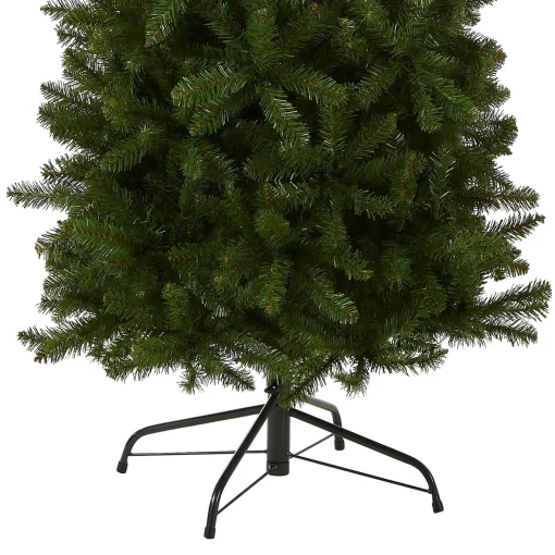 Best National Tree Company Artificial Slim Christmas Tree, Green, Kingswood Fir, Includes Stand, 7.5 Feet